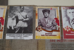 Ко Дню Победы в Сельском Доме культуры с.п. Нартан оформлена Стена Памяти